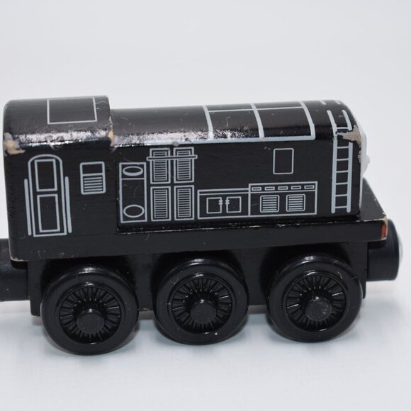 DIESEL Black 2012 - Thomas & Friends Wooden Railway Train Tank Engine Mattel - Picture 5 of 7